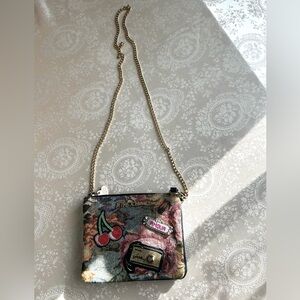 Betsey Johnson Brocade Mini Crossbody Bag